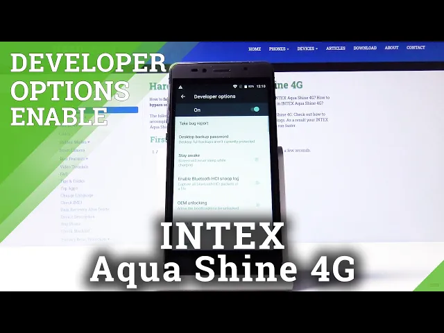Video thumbnail for How to Activate Developer Options in INTEX Aqua Shine 4G – OEM Unlock & USB Debugging