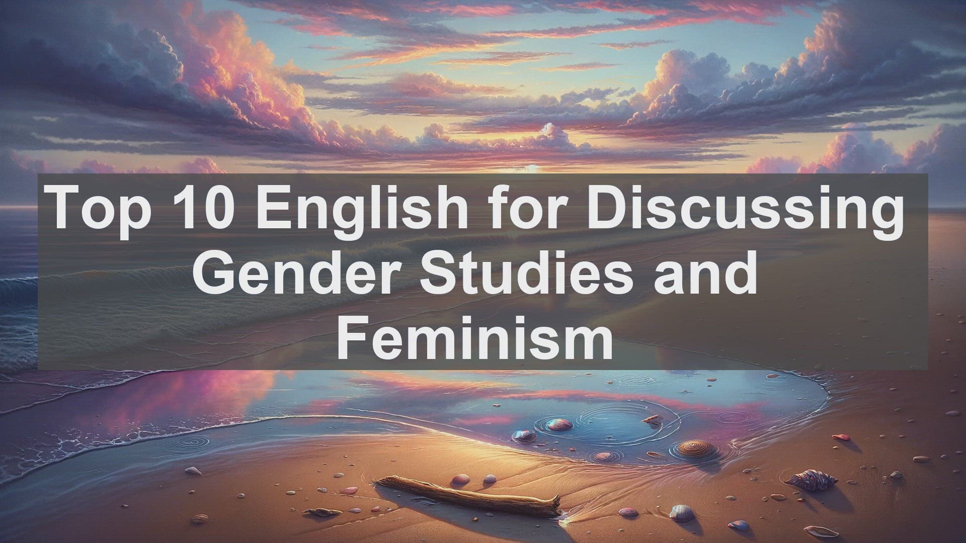 'Video thumbnail for Top 10 English for Discussing Gender Studies and Feminism'
