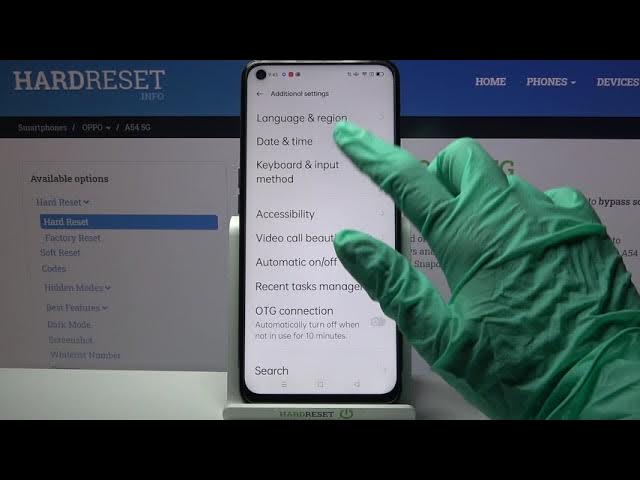 Video thumbnail for How to Enter Text Correction Options in OPPO A54 5G – Open Input Settings