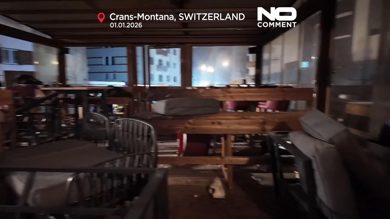 Video thumbnail for Switzerland resort fire: ‘several dozen’ dead and about 100 injured after blast in Crans-Montana