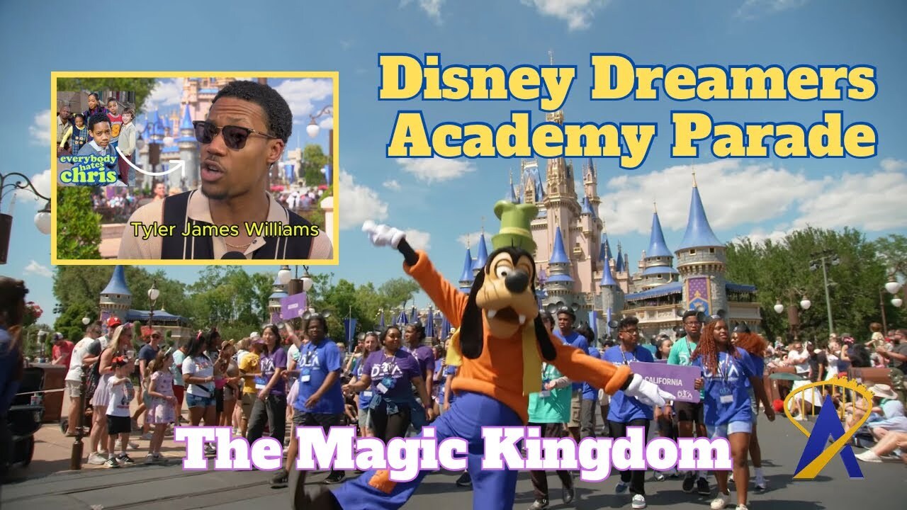 Video thumbnail for Disney Dreamers Academy Magic Kingdom Dreamers Parade