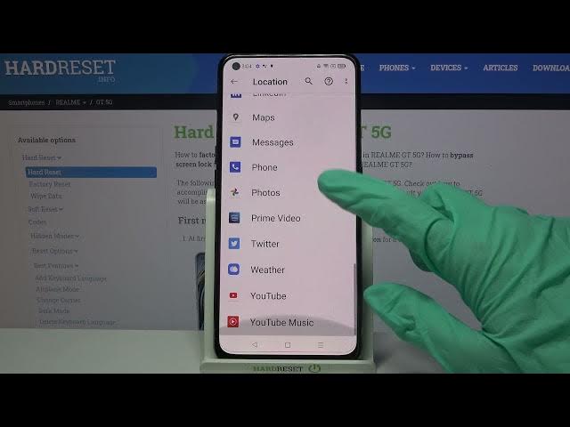 Video thumbnail for How to Change Permissions from Applications in Realme GT 5G - Manage Apps Access