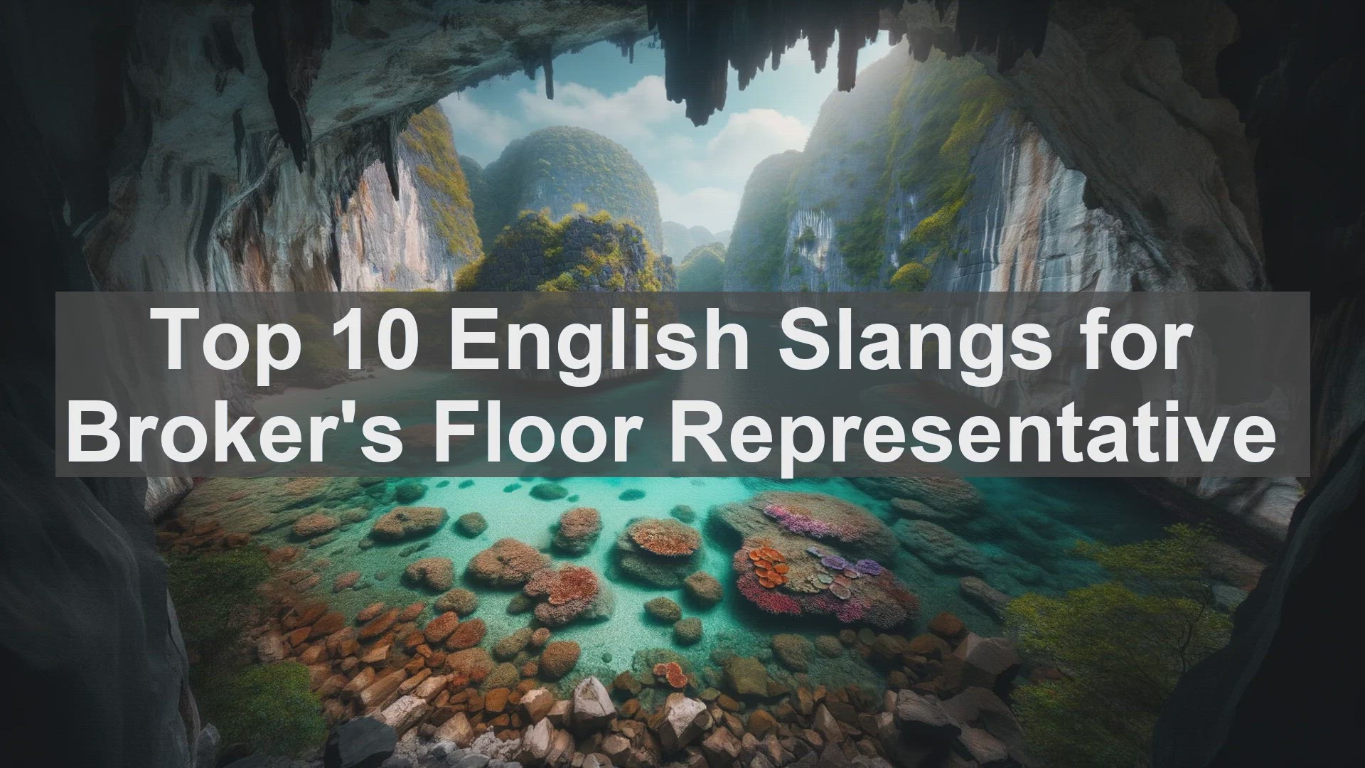 'Video thumbnail for Top 10 English Slangs for Brokers Floor Representative'