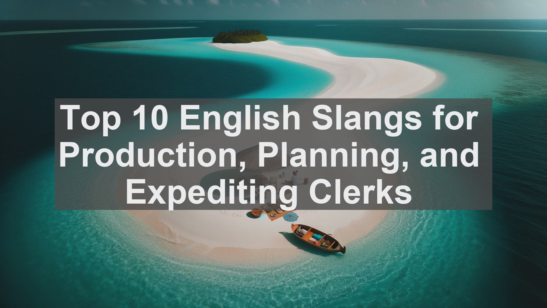'Video thumbnail for Top 10 English Slangs for Production Planning and Expediting Clerks'