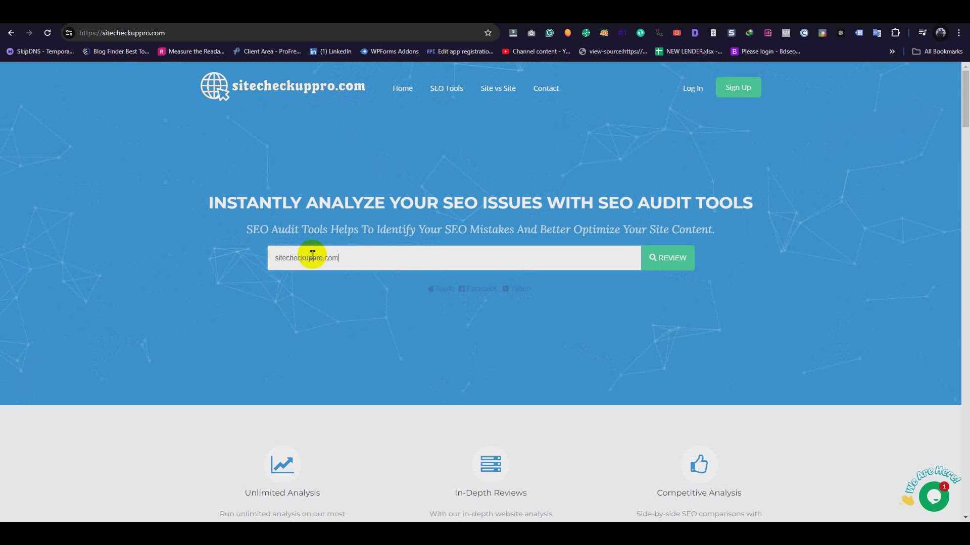 Video thumbnail for website audit
