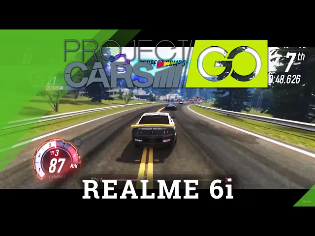 Video thumbnail for Project Cars Go Performance on Realme 6i (Screen Recording)