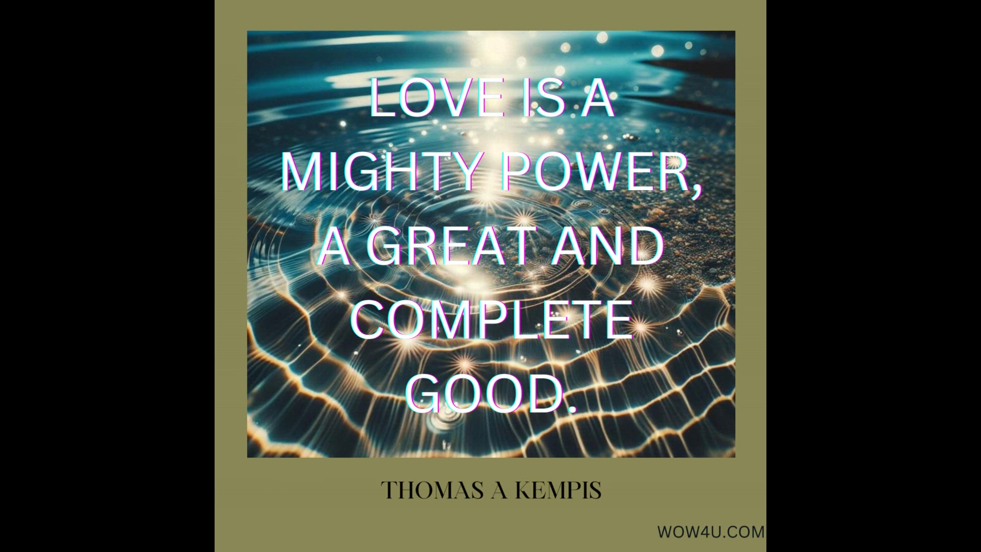 Video thumbnail for love is a mighty power a great and complete good