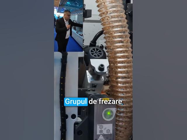 Video thumbnail for Mașina de aplicat cant KDT KE706B cu conveior de întoarcere a pieselor la Hub on Tour, BIFE-SIM 2025