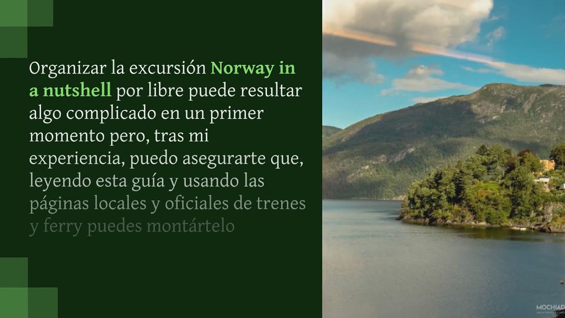 Video thumbnail for Norway in a nutshell por libre: 🚞Tren de Flåm y Fiordo de los sueños [Sognefjord]