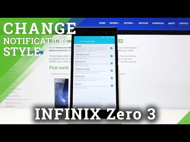 Video thumbnail for How to Turn On LED Notifications in INFINIX Zero 3 – Customize Notification Status