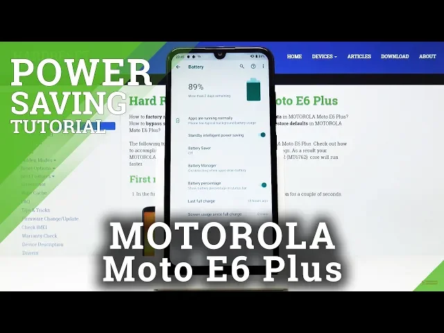 Video thumbnail for How to Enable Battery Saver in Motorola Moto E6 Plus - Extend Battery Life