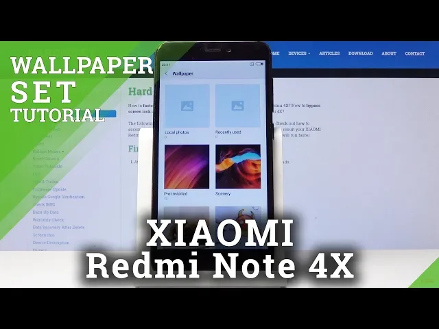 Video thumbnail for How to Update Desktop in Xiaomi Redmi 4X - Change Wallpaper