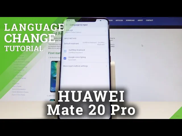Video thumbnail for How to Change Language on HUAWEI Mate 20 Pro - Set Up Language