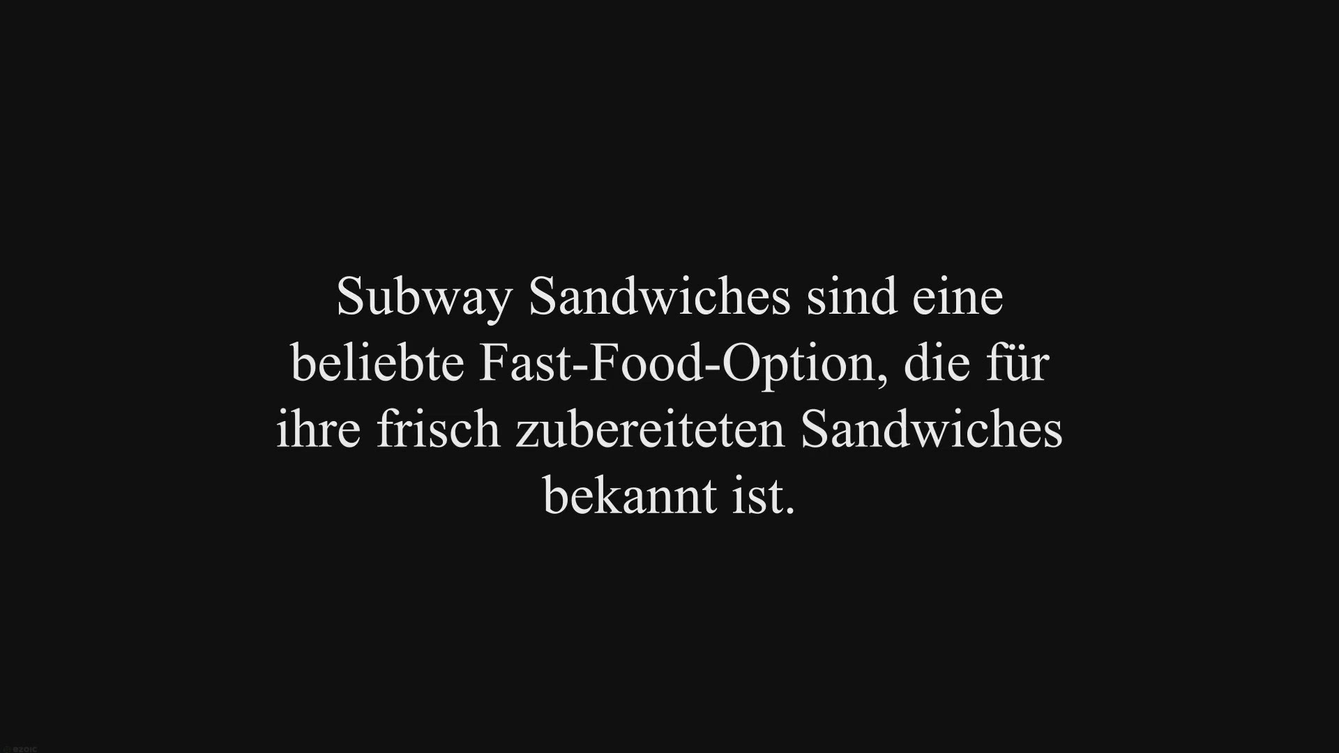 Video thumbnail for Sind Subway Sandwiches Warm