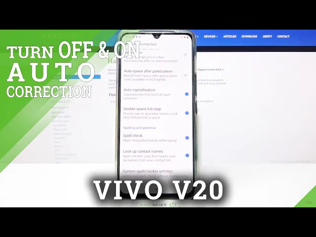 Video thumbnail for How to Enter Text Correction Options on VIVO V20 – Manage Keyboard Settings