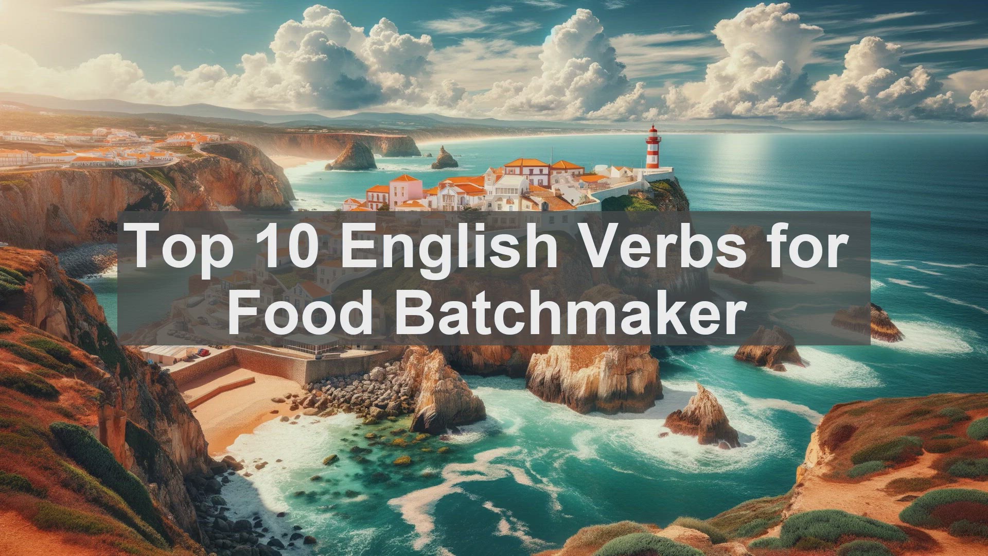 'Video thumbnail for Top 10 English Verbs for Food Batchmaker'