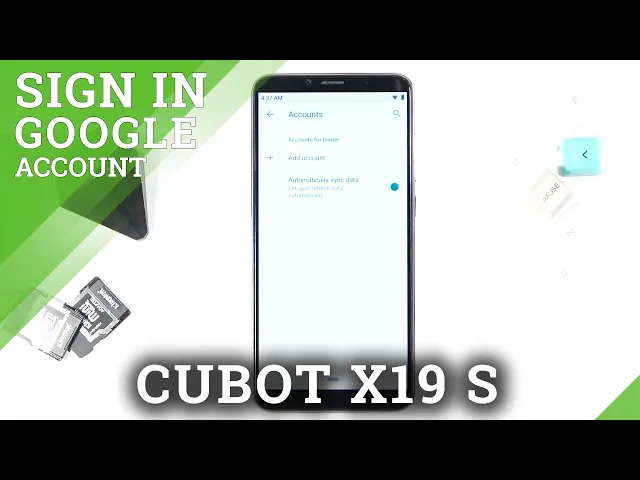 Video thumbnail for How to Add Google Account in CUBOT X19 S – Add / Remove Google Account