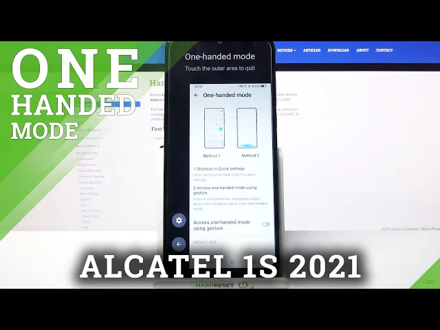 Video thumbnail for Manage ALCATEL 1S 2021 with One Hand – Enable One-Handed Mode