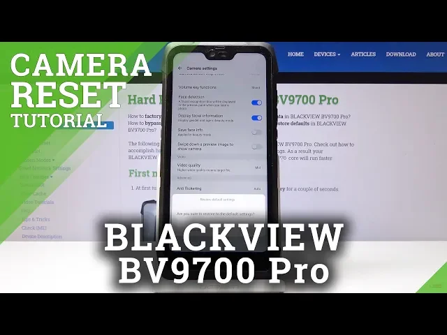 Video thumbnail for How to Restore Camera Settings in Blackview BV9700 Pro - Reset Camera