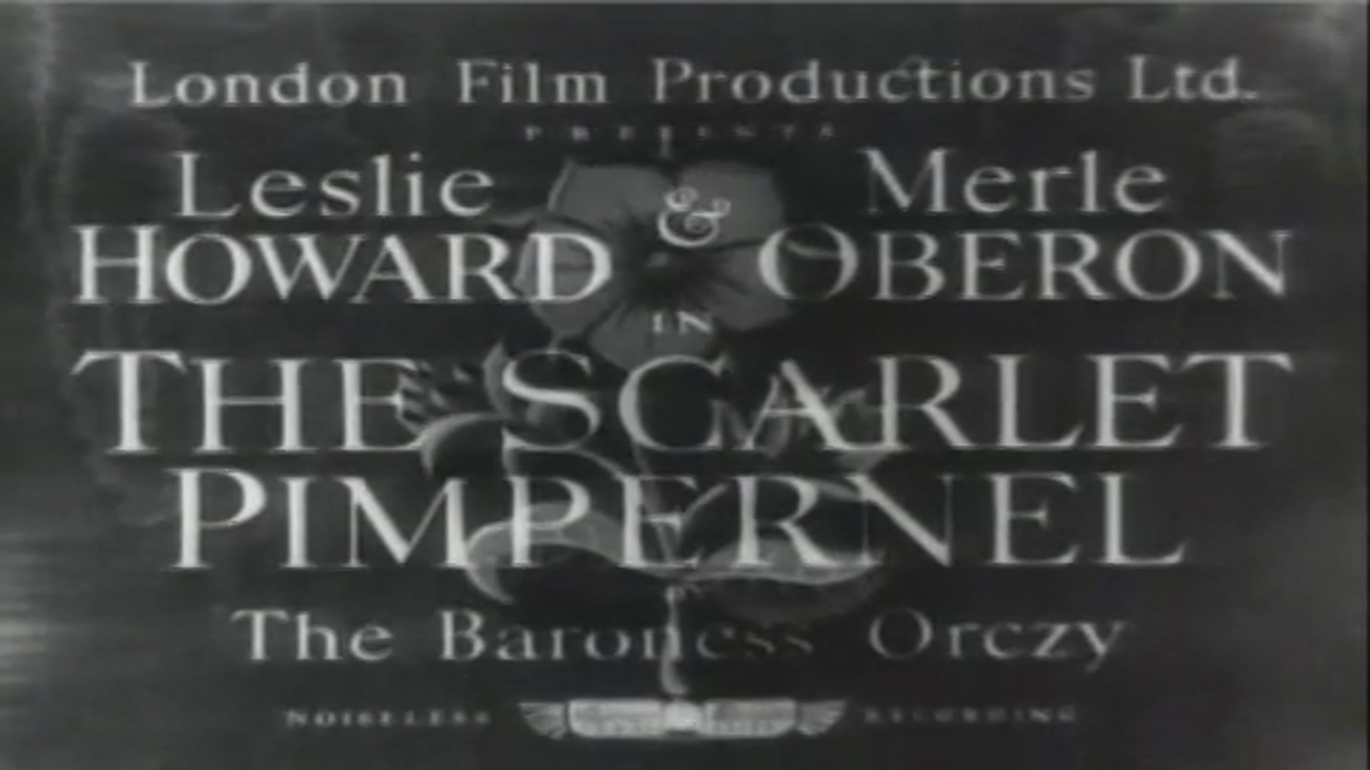 Video thumbnail for The Scarlet Pimpernel (1934)