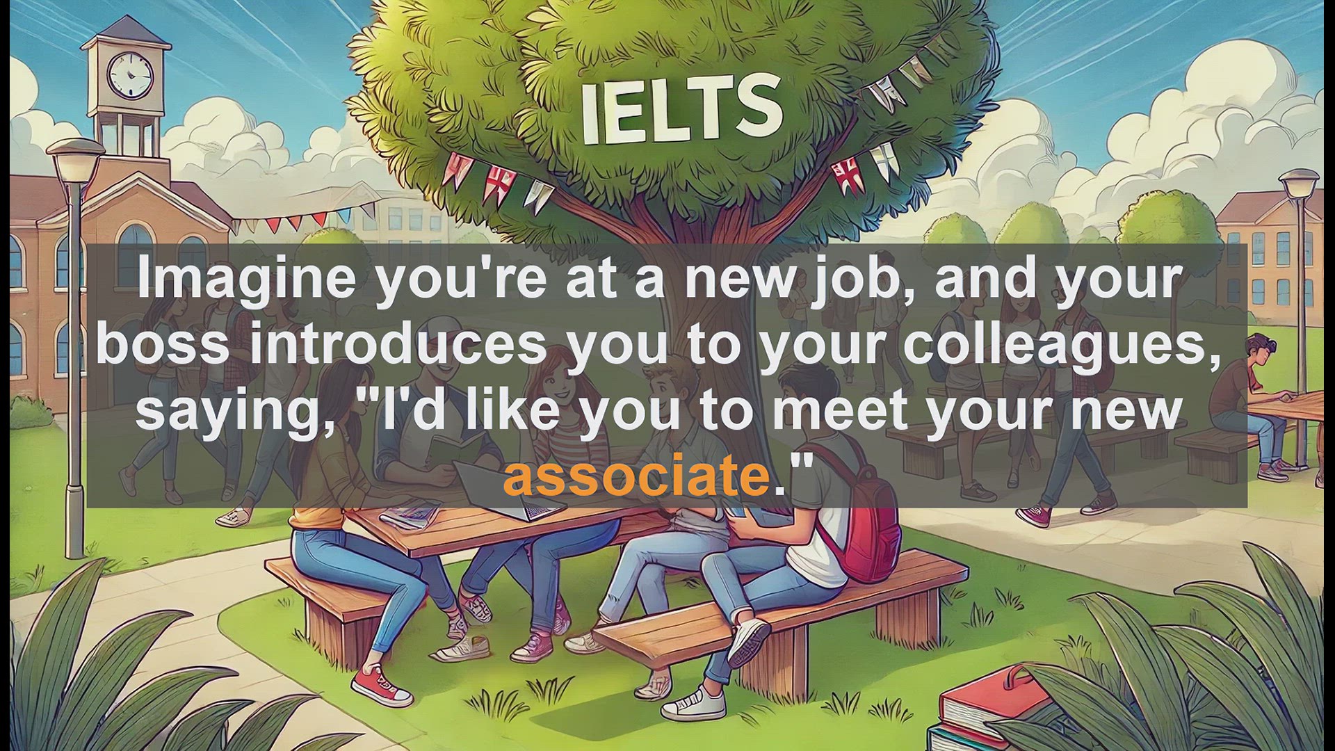 'Video thumbnail for 2500 Must Know IELTS 6.5 Vocabulary - Mastering 'Associate' for IELTS Success'