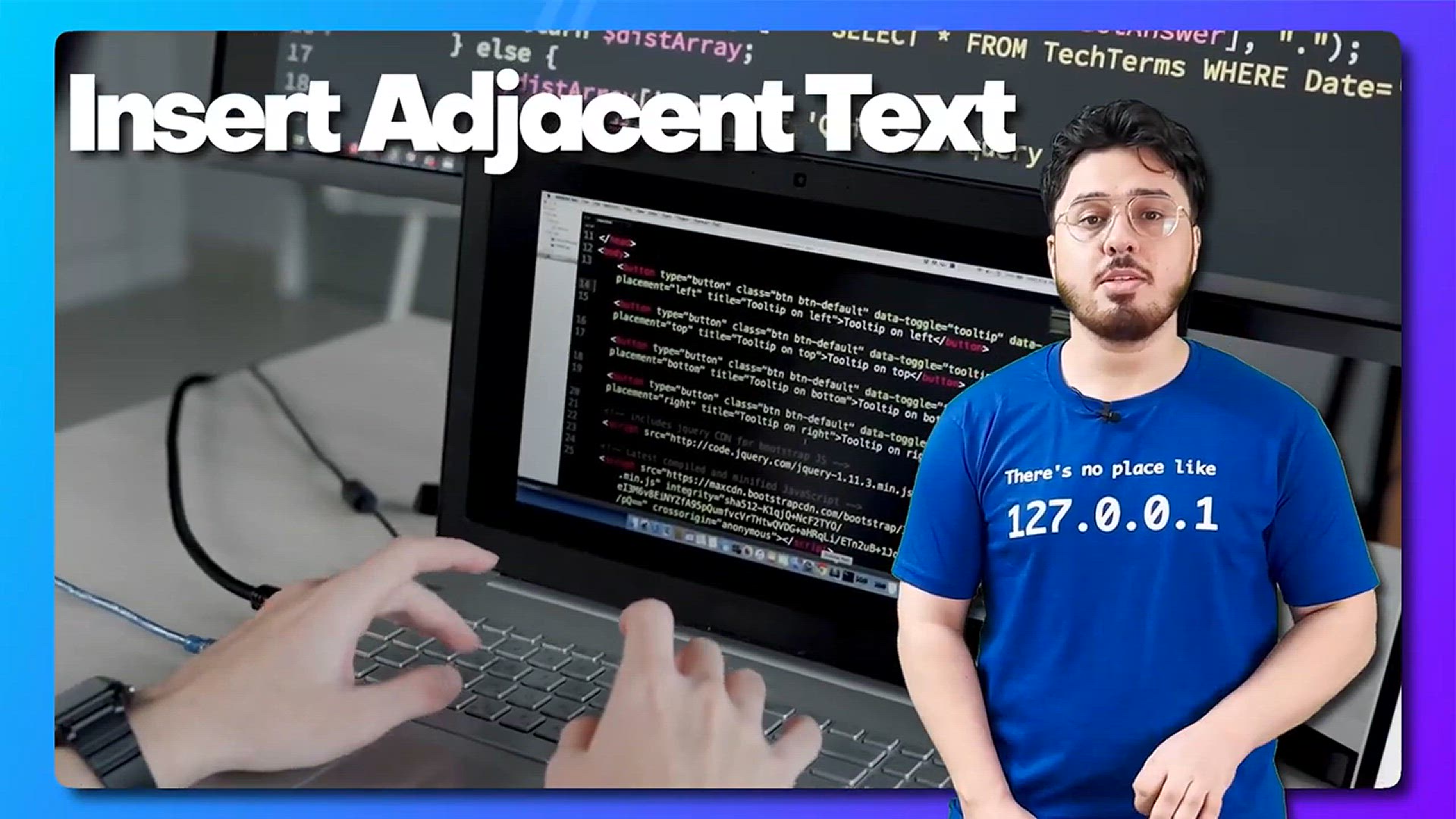 'Video thumbnail for insertAdjacentHTML, insertAdjacentElement and insertAdjacentText  _ JavaScript Tutorial in Hindi #44'
