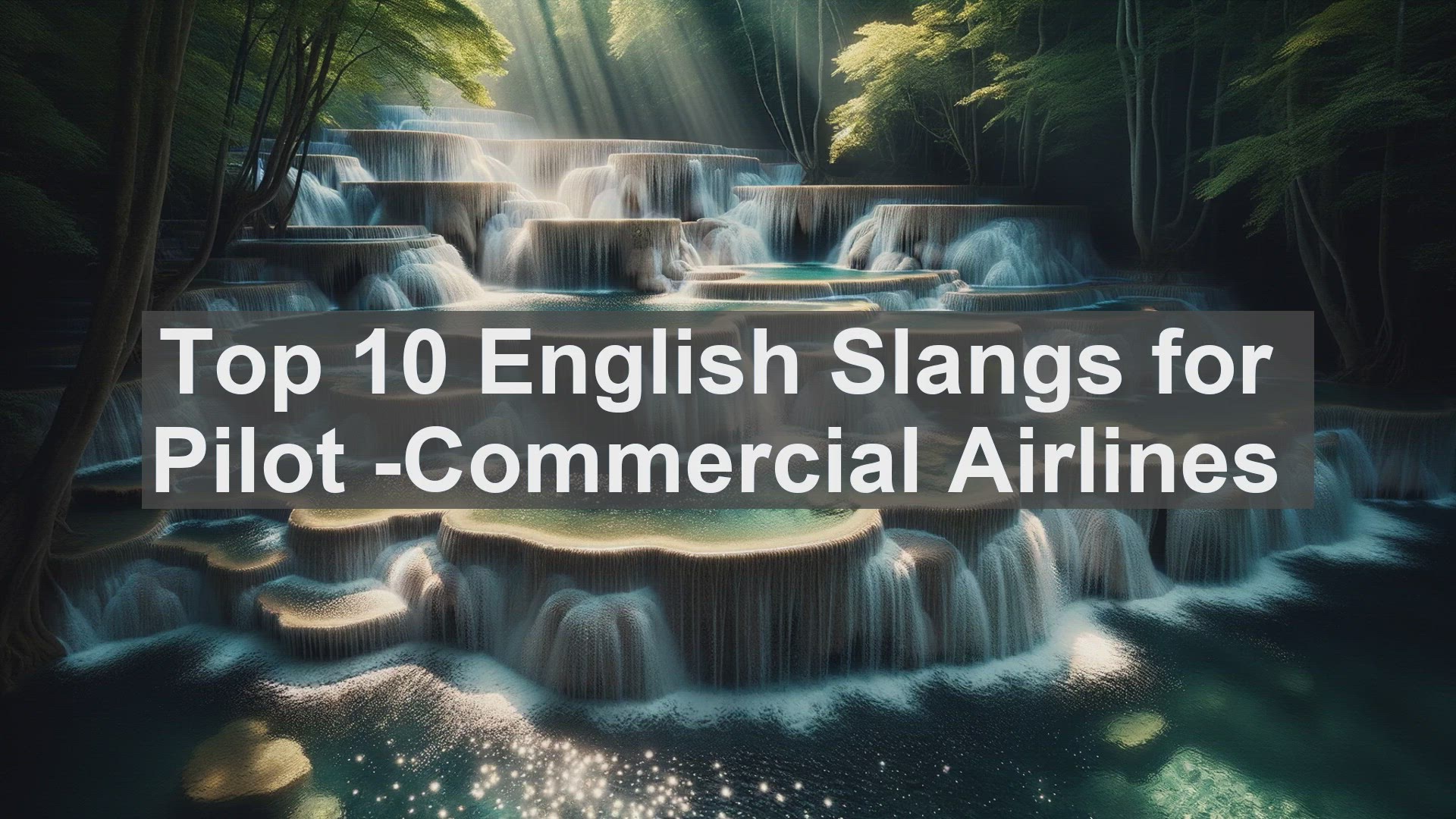 'Video thumbnail for Top 10 English Slangs for Pilot Commercial Airlines'