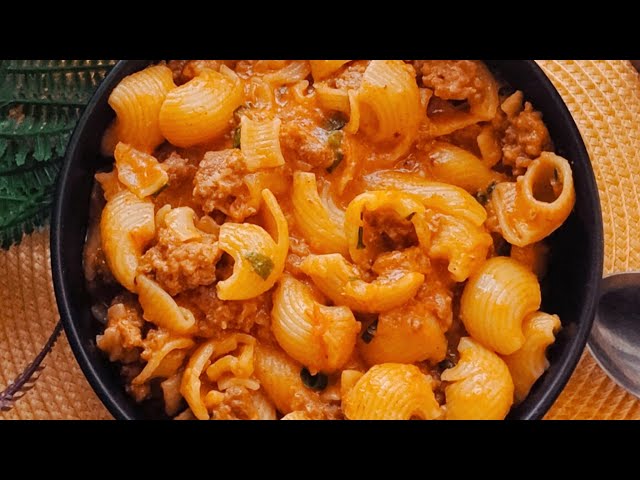 Video thumbnail for How to make Ground Beef Pasta/ Penne Ground Beef Pasta/Quick Meal Idea