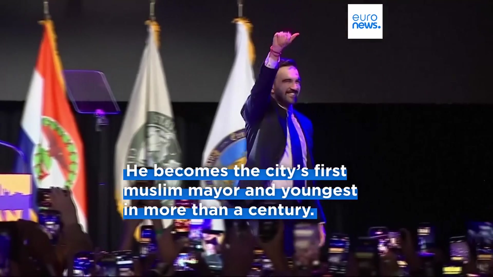 'Video thumbnail for Democrat Zohran Mamdani defeats Cuomo to become New York City's mayor'