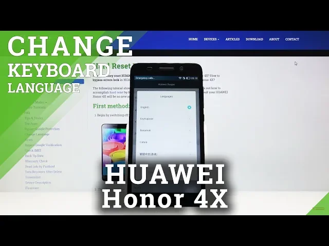 Video thumbnail for How to Change Keyboard Language in HUAWEI Honor 4X – Keyboard Settings