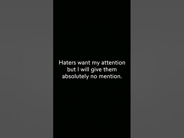 Video thumbnail for Don't Give Haters What They Want