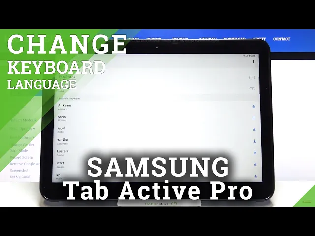 Video thumbnail for How to Change Keyboard Language in SAMSUNG Galaxy Tab Active Pro – Update Dictionary