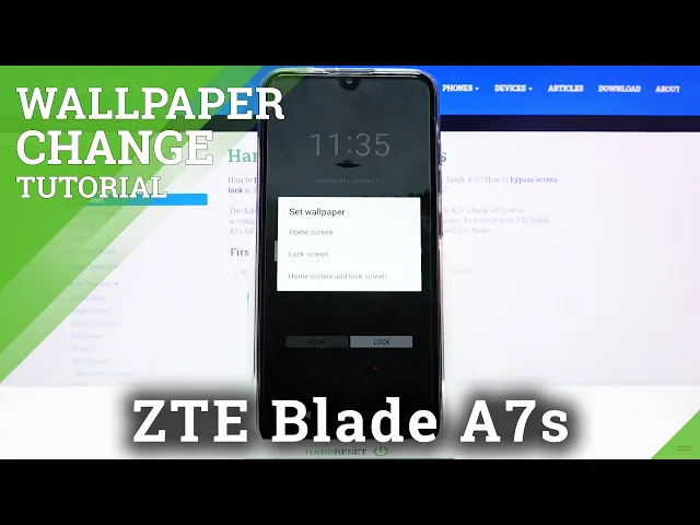 Video thumbnail for How to Change Wallpaper in ZTE Blade A7s – Update Home Screen Look