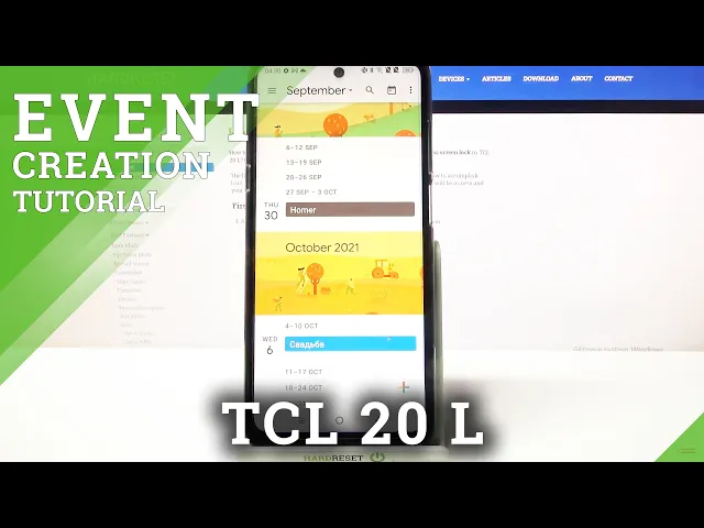Video thumbnail for How to Add Event to Calendar on TCL 20 L - Create Reminder