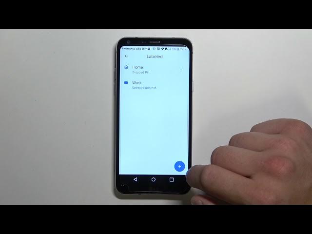 Video thumbnail for How to Change Home Location in Google Maps in LG Q6 – Google Maps Options