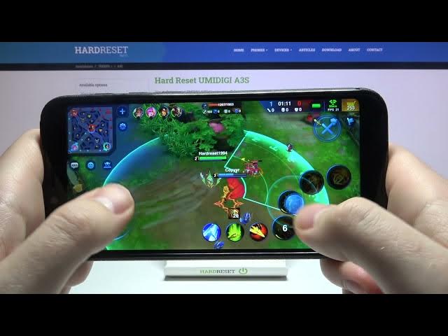 Video thumbnail for Heroes Arena on Umidigi A3S – High Graphics Test