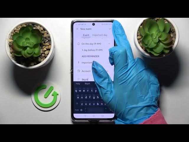 Video thumbnail for How to Add Event to Calendar App on HUAWEI P50 Pocket – Create Reminder