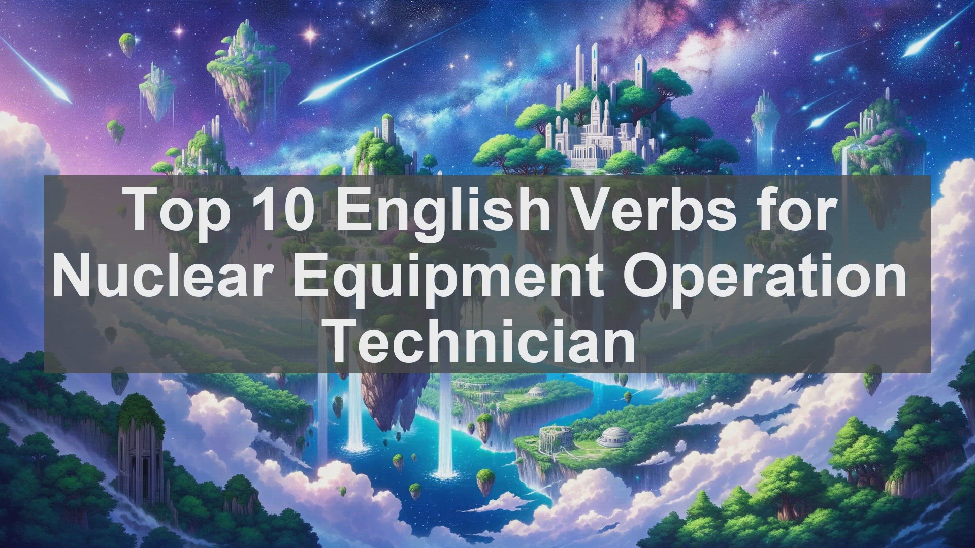 'Video thumbnail for Top 10 English Verbs for Nuclear Equipment Operation Technician'