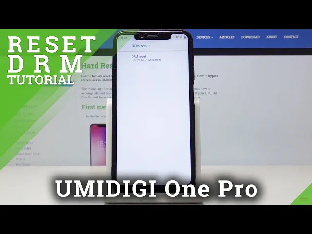 Video thumbnail for How to Reset DRM in UMIDIGI One Pro – Delete DRM Licenses