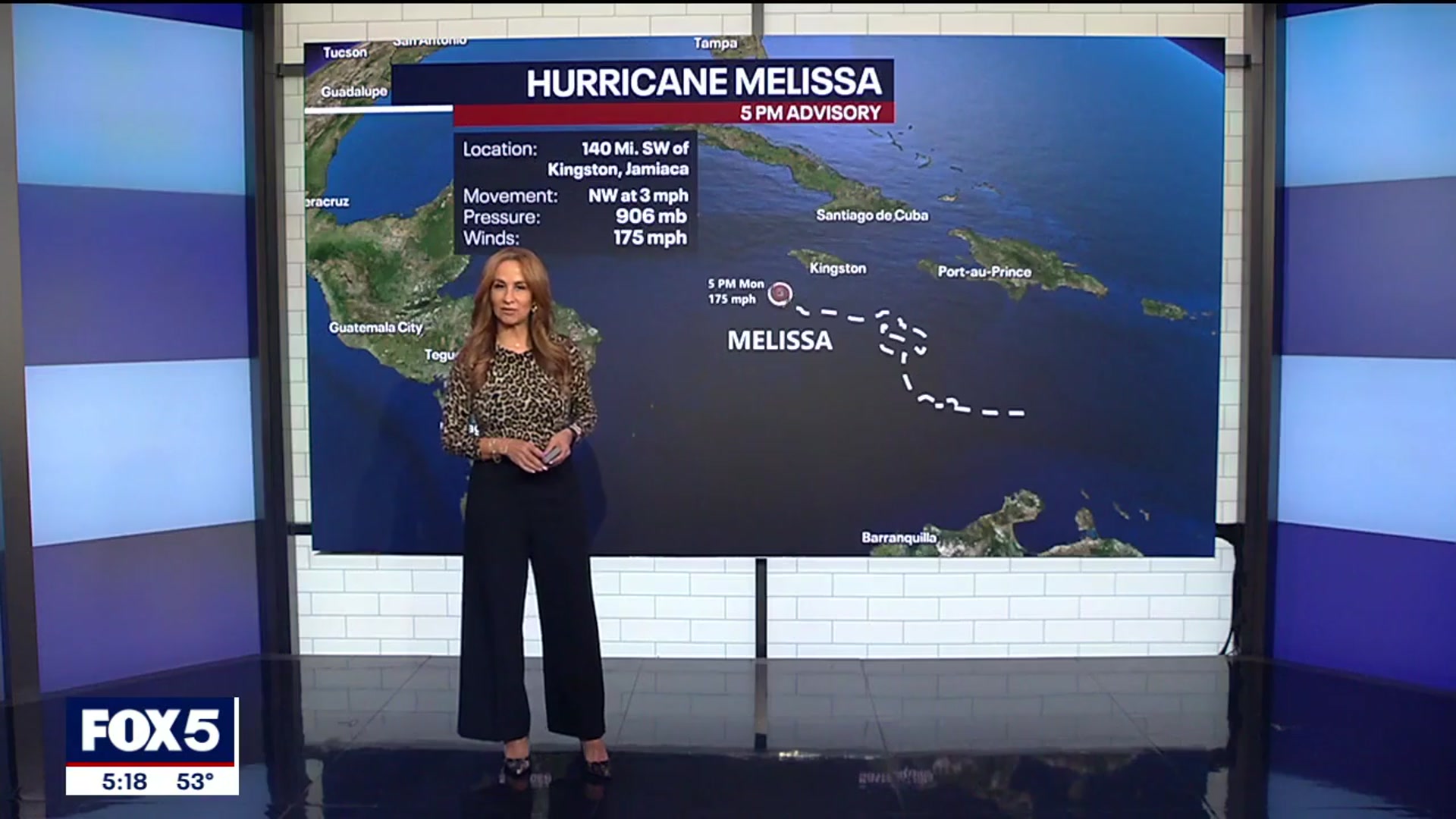 'Video thumbnail for Will Hurricane Melissa bring a wet Halloween to the Tri-State?'