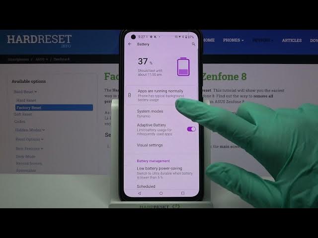 Video thumbnail for How to Activate High Performance Mode in ASUS Zenfone 8 – Battery Settings