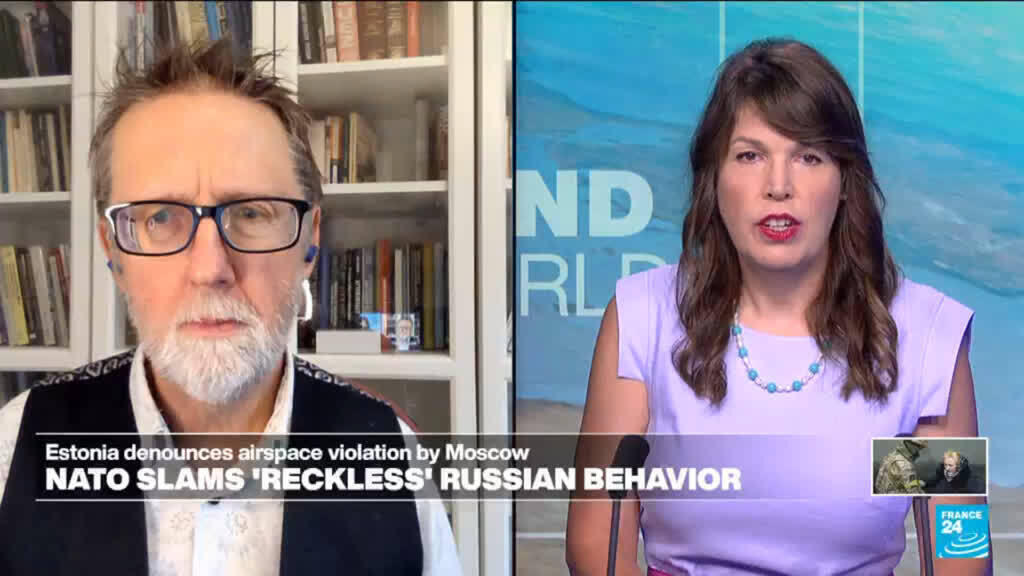 'Video thumbnail for Estonia seeks urgent NATO consultation after Russian airspace violation'