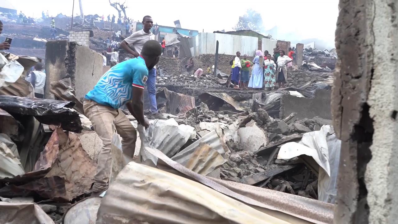 Video thumbnail for Democratic Republic of the Congo: School Fire Kills Students in Bukavu.