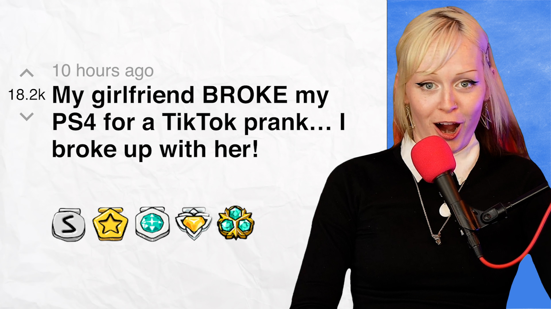 Video thumbnail for My girlfriend BROKE my PS4 for a TikTok prank… I broke up with her! - r/BestofRedditorUpdates | Reddit Stories