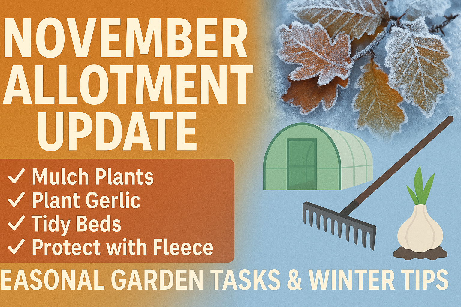 Video thumbnail for 🎥 ✅ November Allotment Update 🍂🌱 | Essential Seasonal Garden Tasks & Winter Tips 🌿❄️