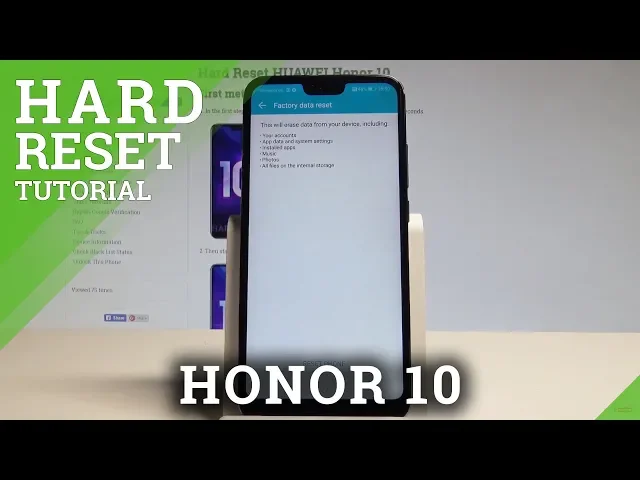 Video thumbnail for How to Factory Reset Honor 10 - Wipe Data / Master Reset |HardReset.Info