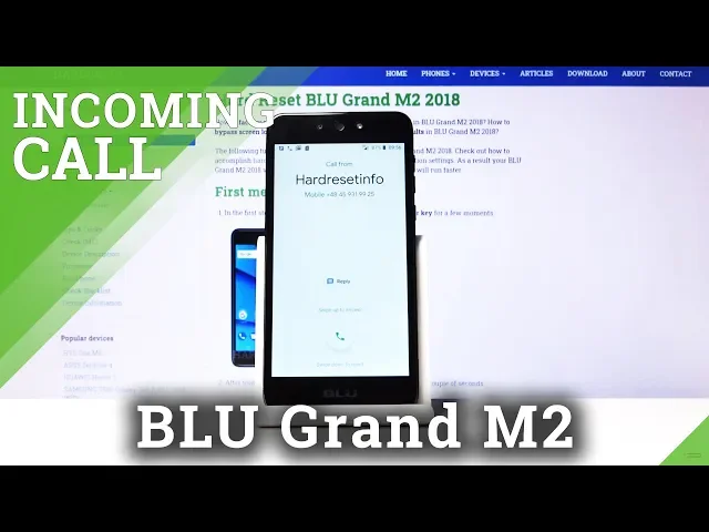 Video thumbnail for BLU Grand M2 2018 Incoming Call Screen Presentation