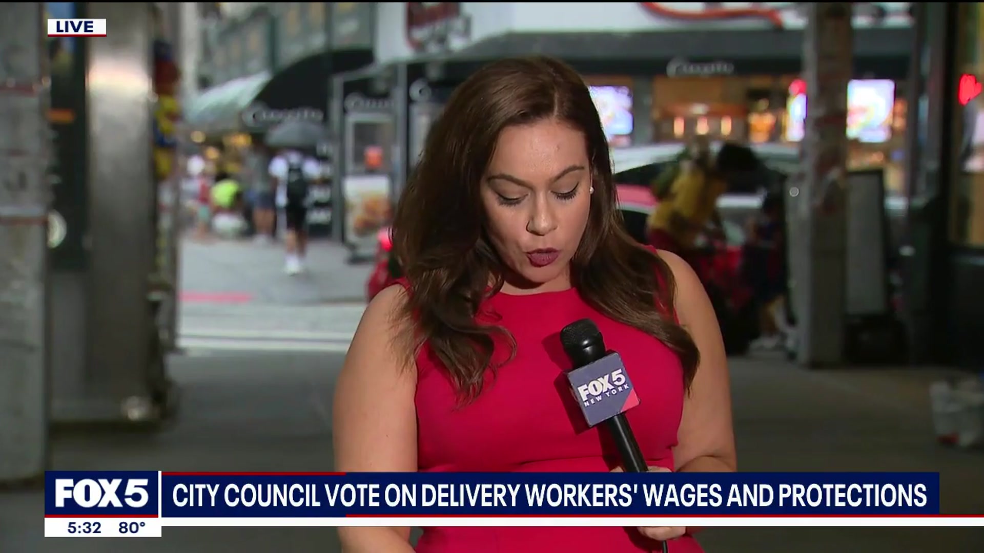 'Video thumbnail for NYC Council vote on delivery workers' wages and protections'