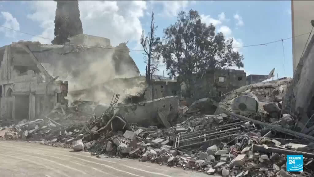 Video thumbnail for Israel army says hit over 200 Hezbollah targets in last 24 hours