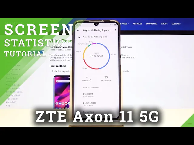 Video thumbnail for How to Check Total Screen Time in ZTE Axon 11 5G – Show Phone Usage Statistics